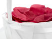 Picture of BASKET FOR ROSE PETALS WHITE - HEIGHT 26CM
